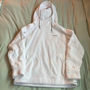 Columbia hoodie size L white